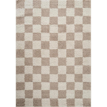 Chester Check CHS01 Beige Rug-Desire Rugs-Rug Love - The Most Loved Rug Store